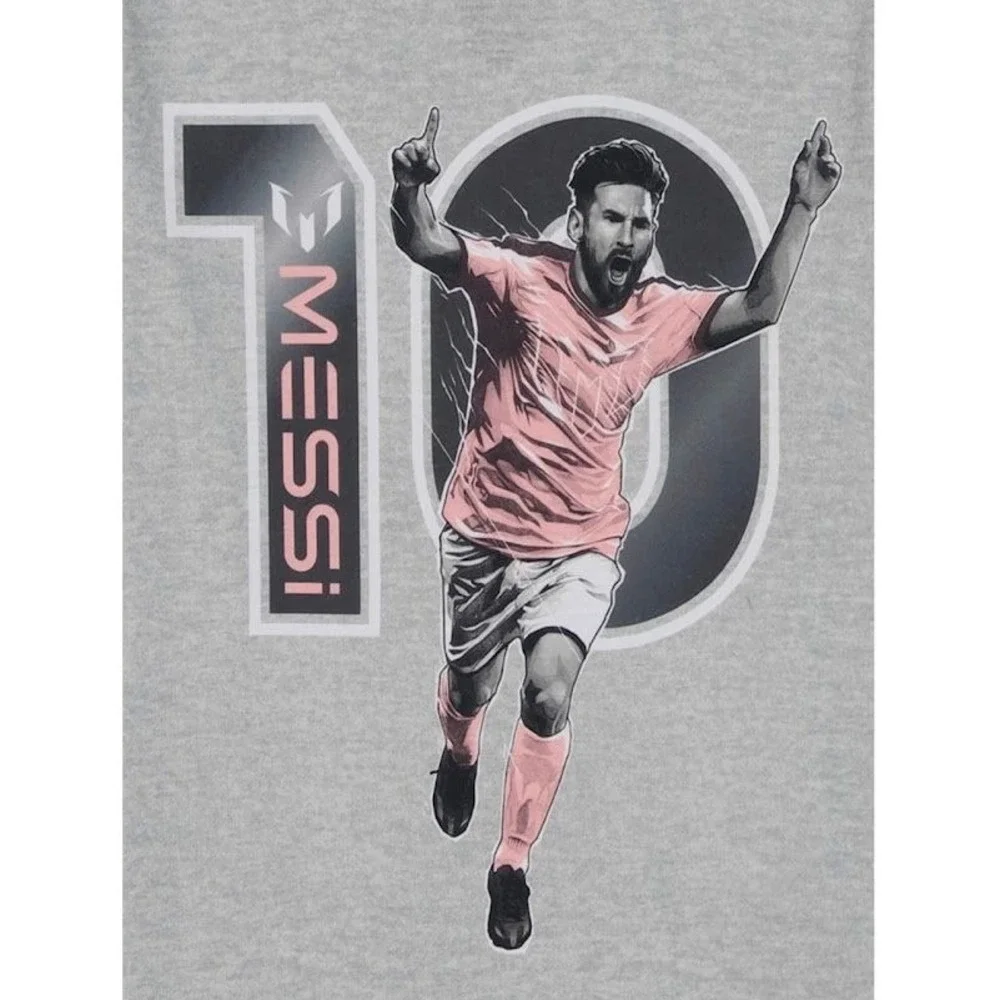 Messi Boys Long Sleeve Top and Pants Pajama Set 2-Piece Size 4 Soccer‎ Kids